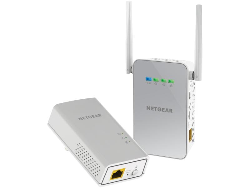 Netgear Powerline PLW1000 Starterkit Gigabit LAN-Set für die Internetverbindung über das Stromnetz