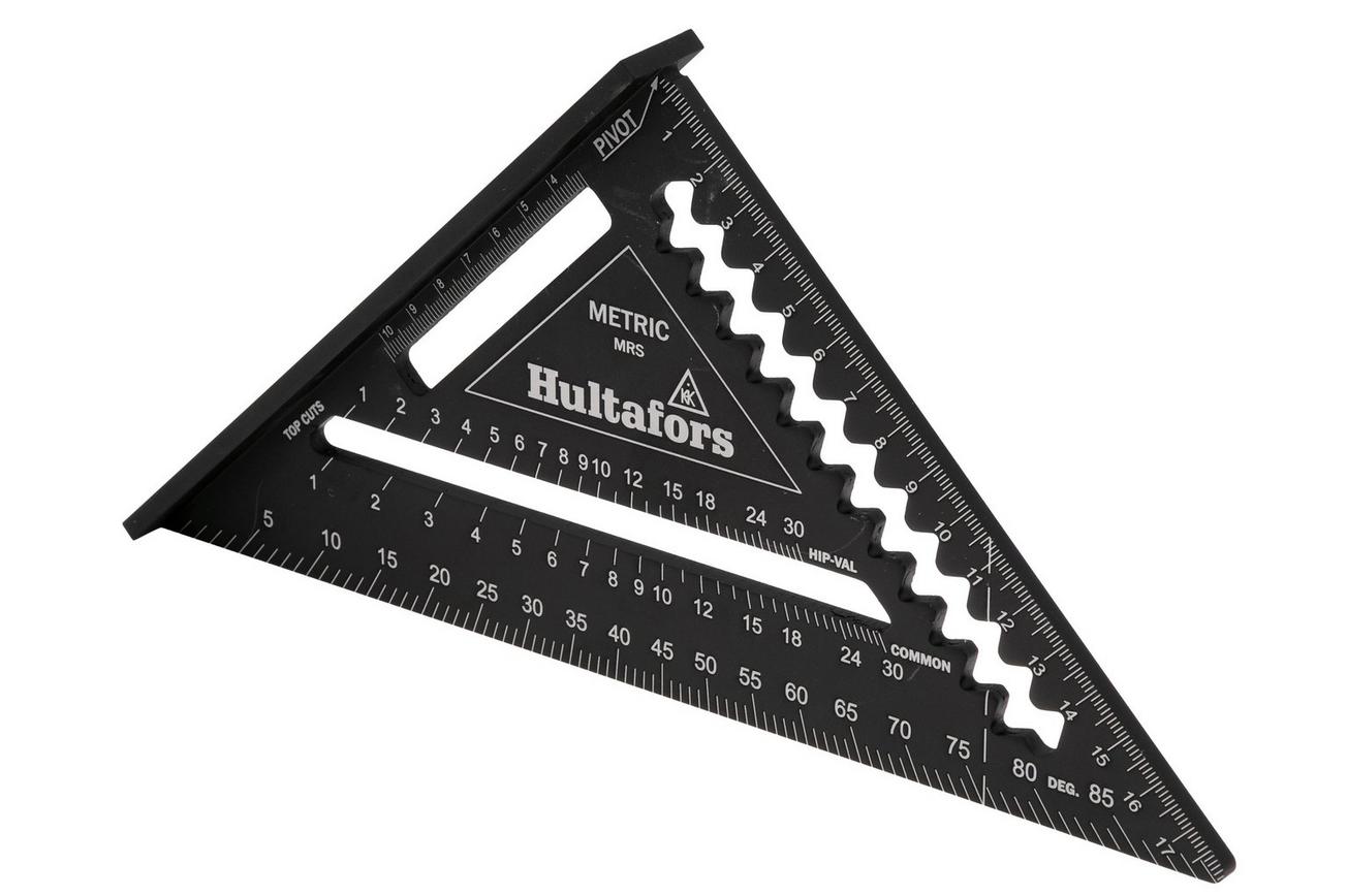 Hultafors Rafter Square 257010 metrisch, meetdriehoek 18 cm
