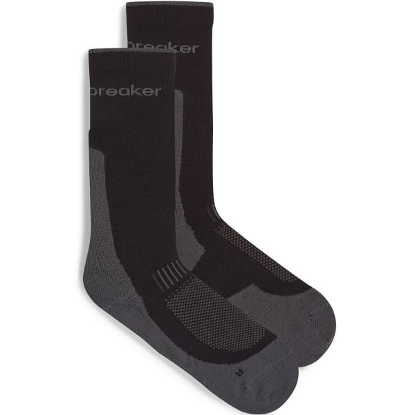 Chaussette randonnée ICEBREAKER M MER HIKE+ LIGHT CREW BLACK/OBSIDIAN