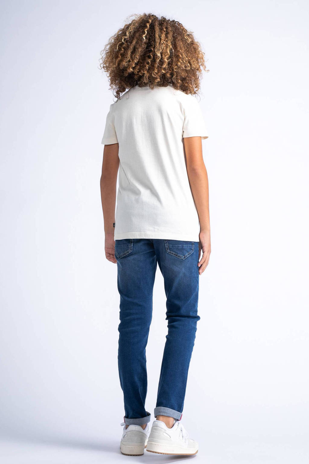 Petrol Industries T-shirt met logo offwhite