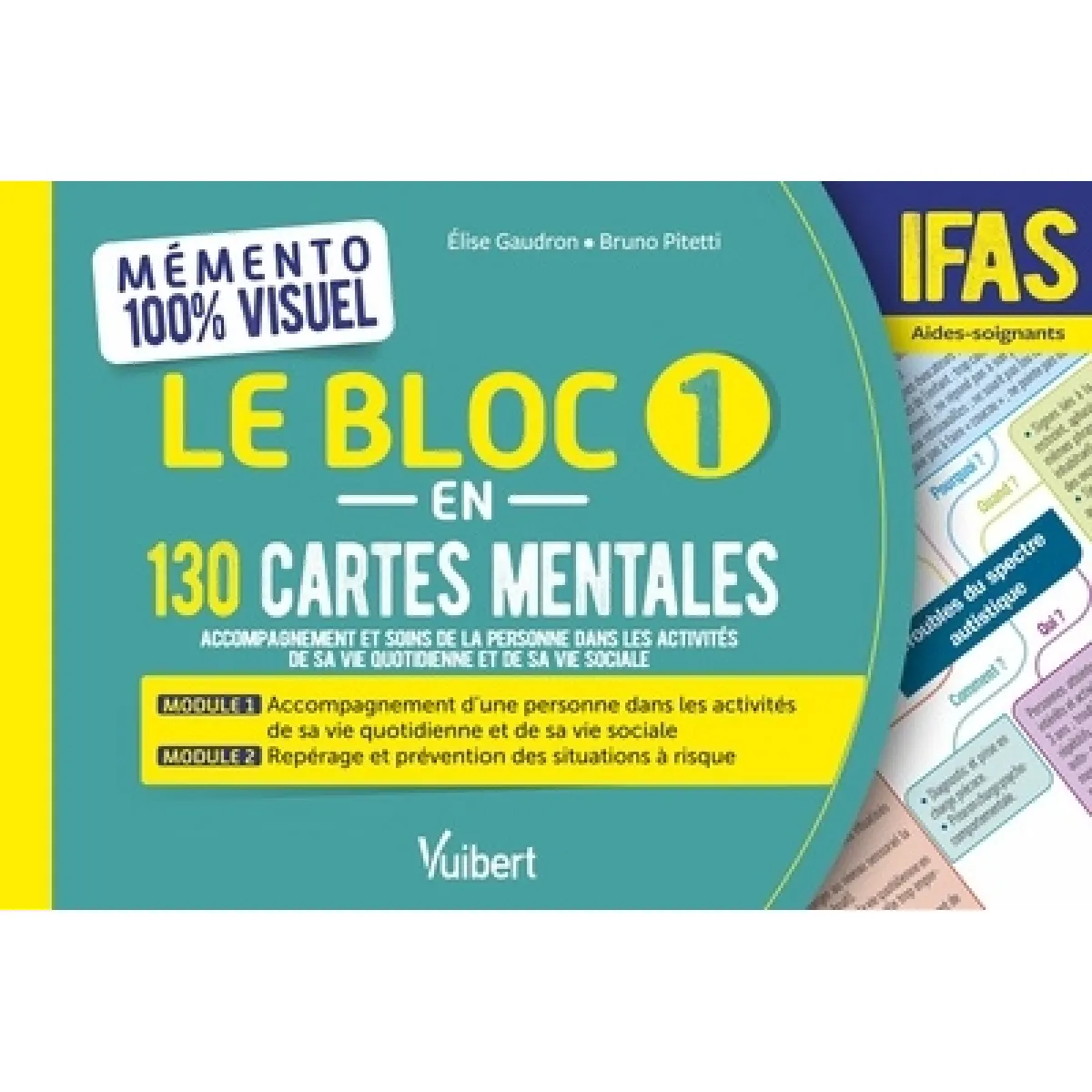 Le bloc 1 en 130 cartes mentales, IFAS aides-soignants : accompagnement et soins de la personne dans les activités de sa vie quotidienne et de sa vie sociale