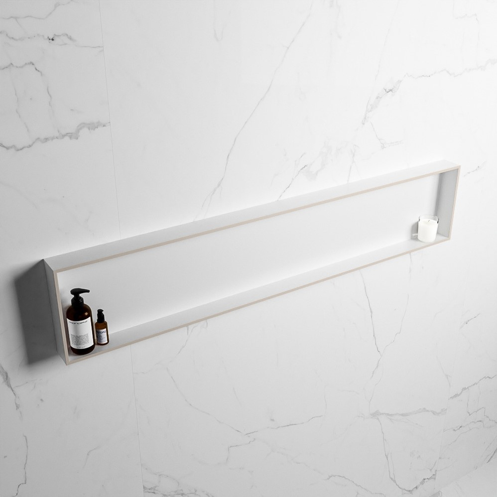 Mondiaz Easy nis 150x30x8cm 1 vak linen/talc