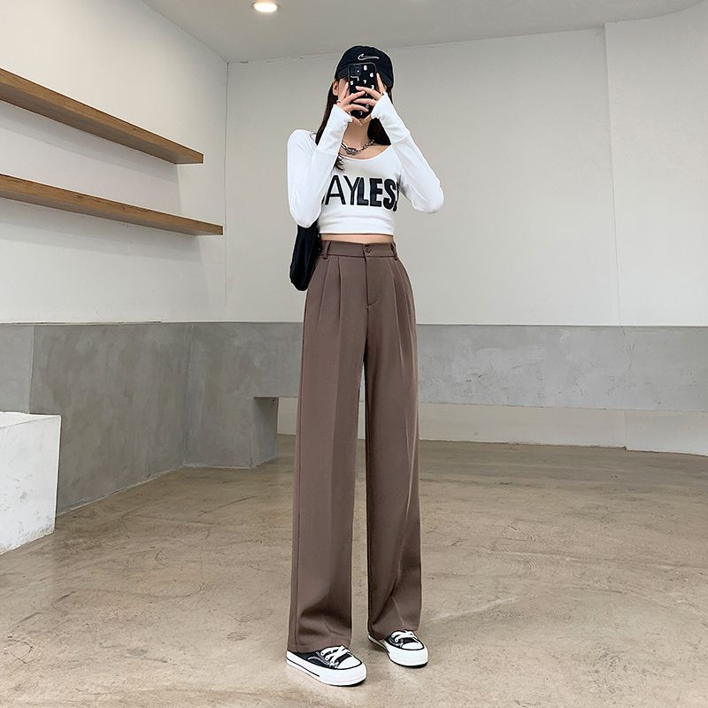 Indiclofie - Broek met hoge taille en wijde pijpen