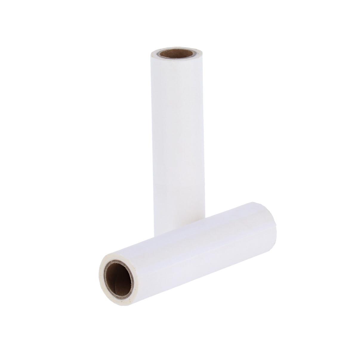SET 2 RECHARGES ADHESIVES ROULEAU VETEMENTS BLANC