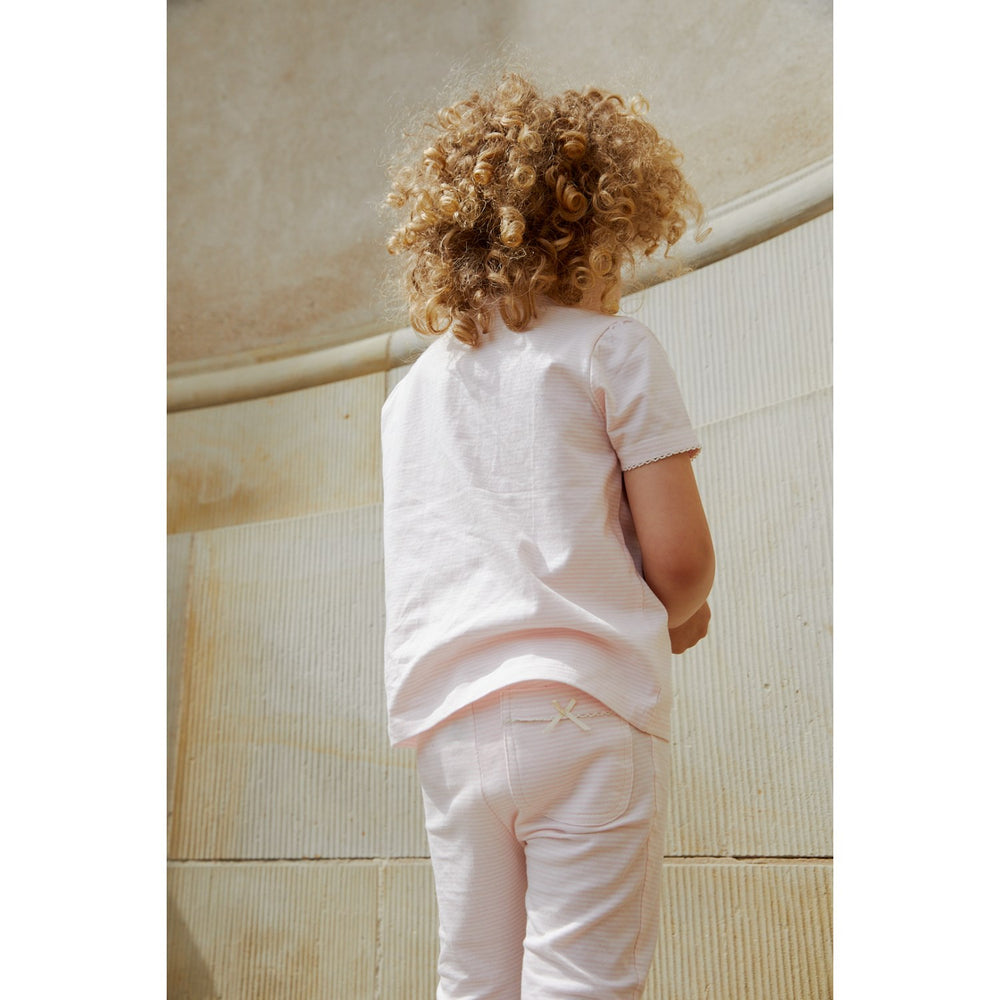 Køb COPENHAGEN COLORS Ballerina/cremestribet stribet T-shirt