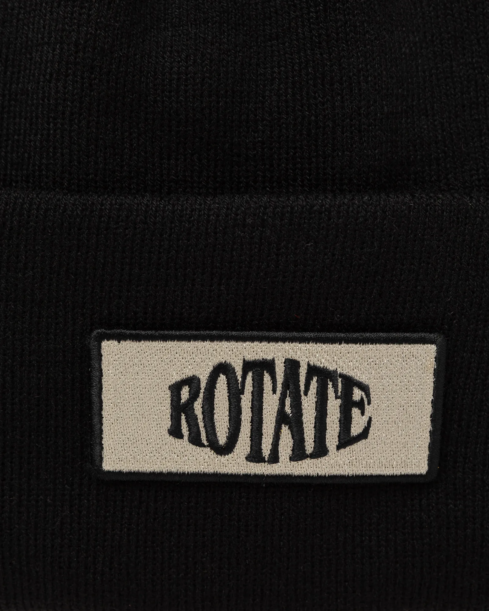ROTATE Birger Christensen Knitted Beanie W. Patch