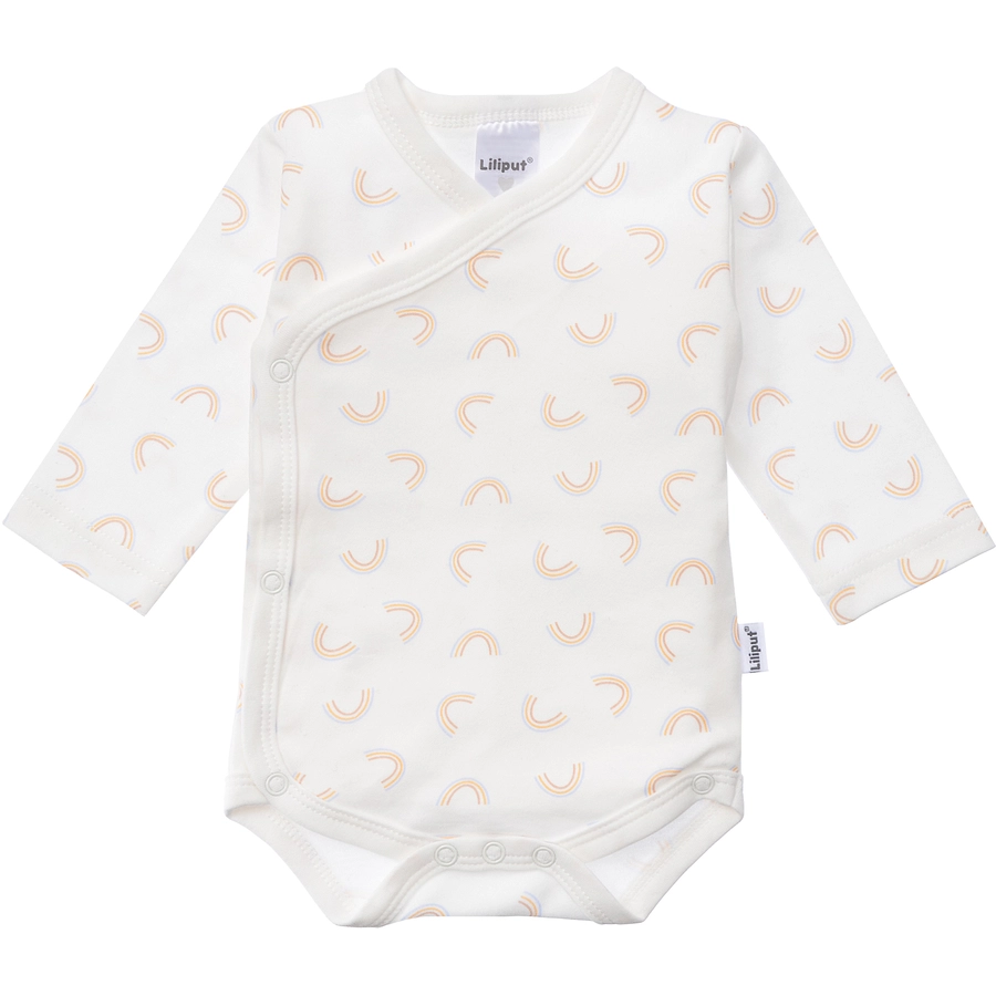 Liliput Wickelbody Regenbogen weiss
