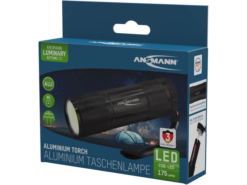 Ansmann Taschenlampe Action 9 Outdoor-Taschenlampe