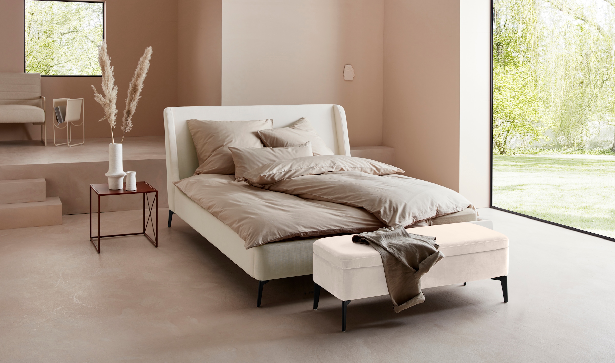 LeGer Home by Lena Gercke Bettbank »Mayra« Inkl. Stauraum, frei im Raum stellbar