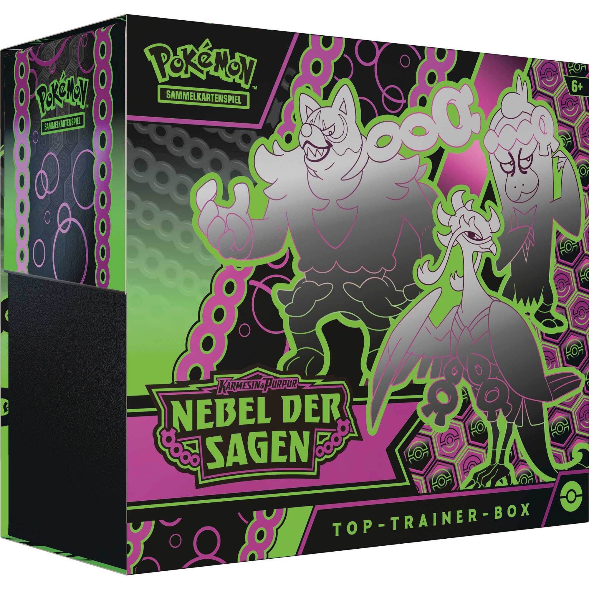 Amigo Sammelkarten Pokémon-TCG: Top Trainer Box Karmesin & Purpur – Nebel der Sagen