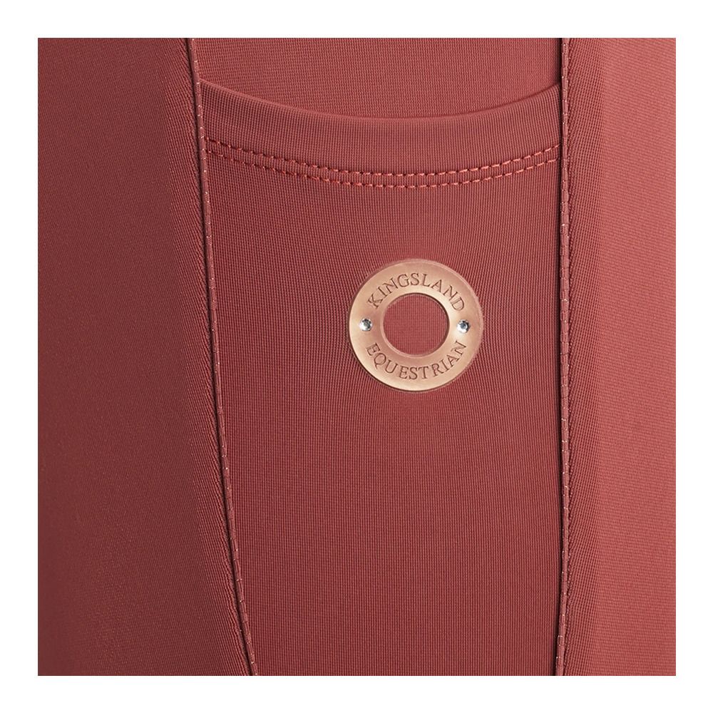 Kingsland KLKATINKA F-TEC2 F-GRIP - Legging fond de peau siliconé Femme brown hot chocolate