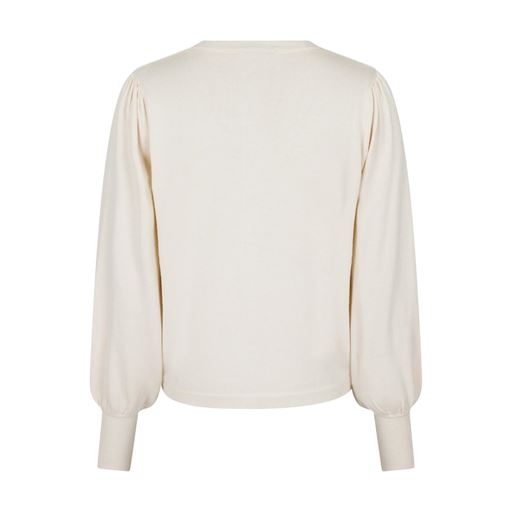 Neo Noir Rose Solid Cardigan, Creme, 42