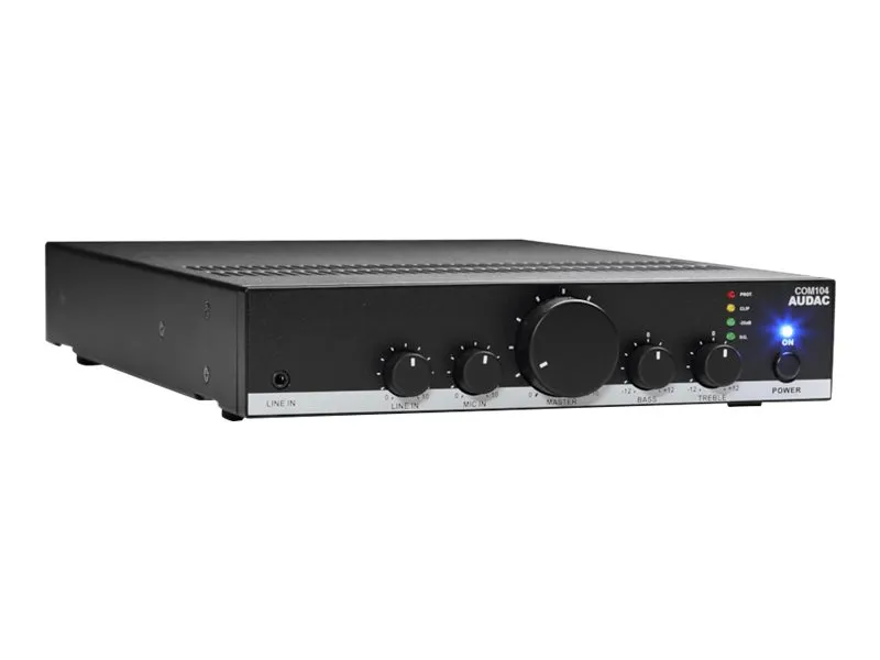 Audac COM104 - Mixer forstærker - forstærket - 2 kanaler - 40 Watt - rackversion