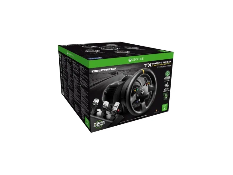 ThrustMaster TX Racing: Leather Edition - rat og pedalsæt - kabling - for PC/ Xbox One / Xbox One Series S/X