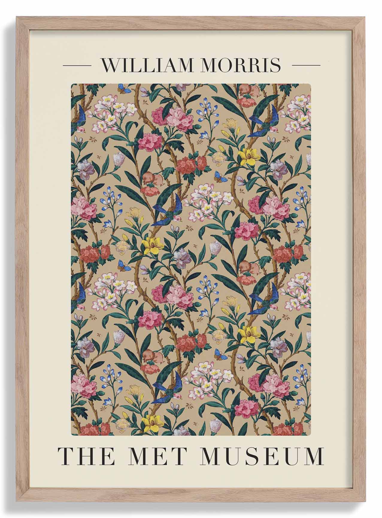 William Morris Birds and Bees Kunstausstellung