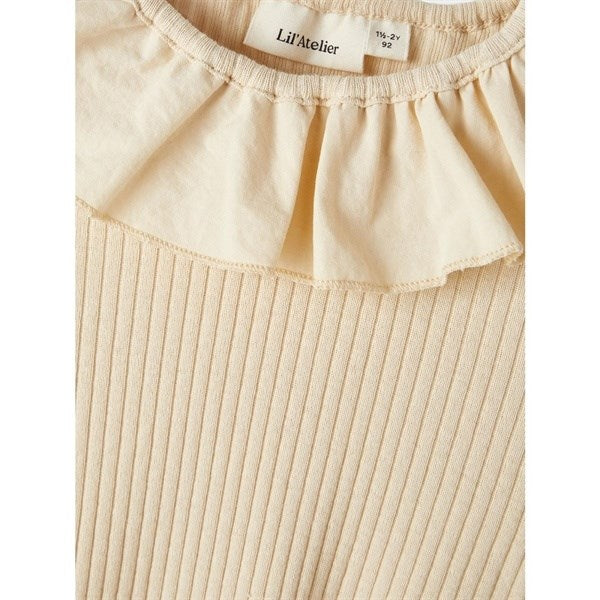 Køb Lil'Atelier Wood Ash Omina Slim Bluse