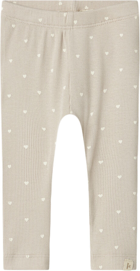 Lil' Atelier NBFGAGO SLIM LEGGING LIL NOOS Gray morn/heart