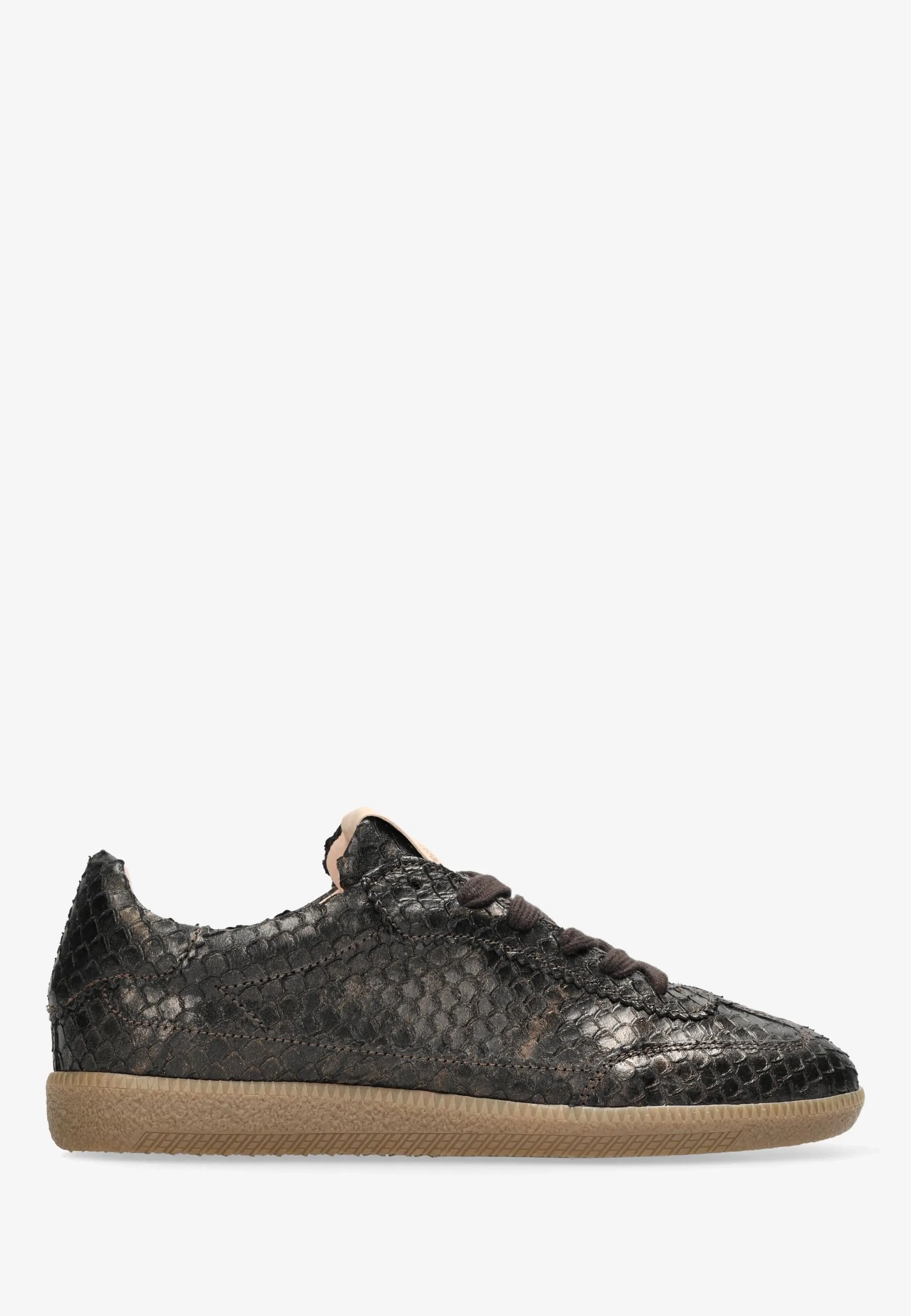 PEARL BASE Sneaker snake Camel