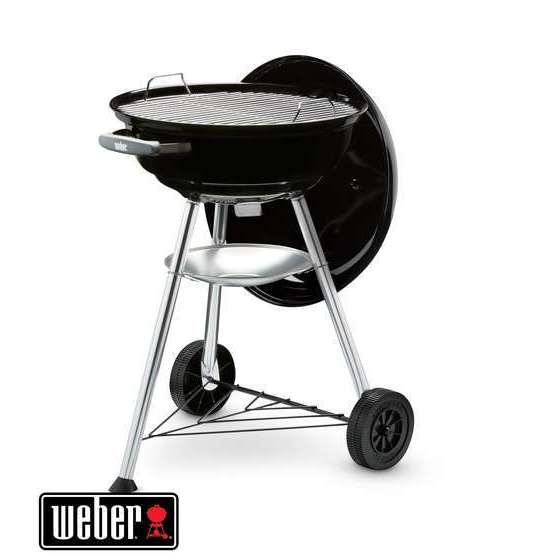 Barbecue à charbon KETTLE CHARCOAL GRILL acier émaillé noir - D.47 cm
