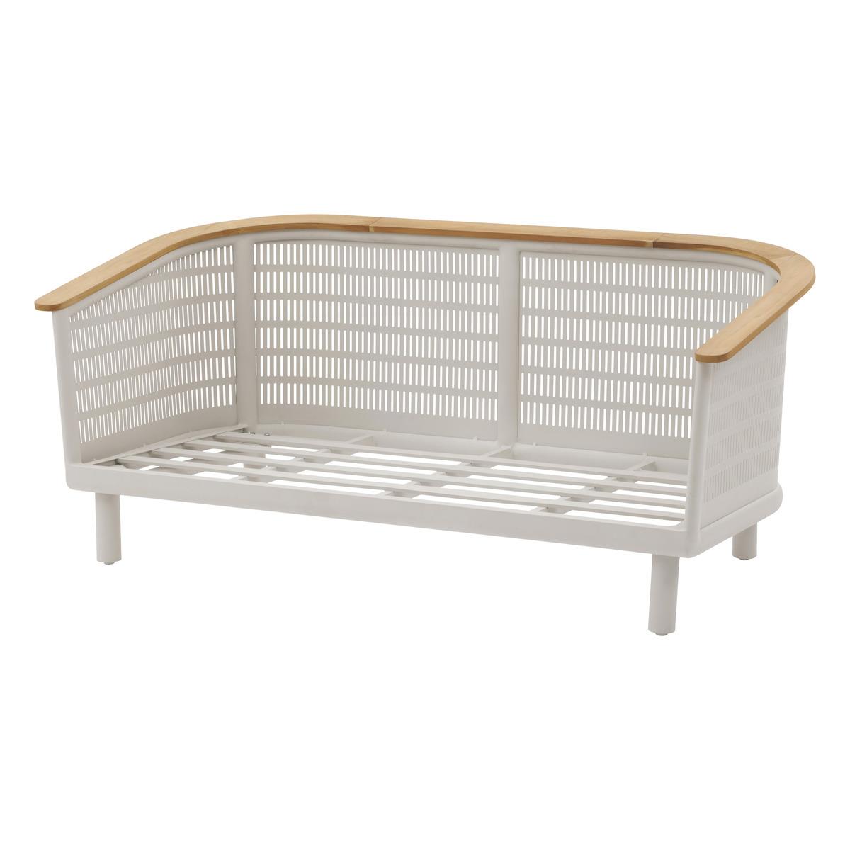 CANAPE OLIMIO AVOINE TECK 2 PLACES