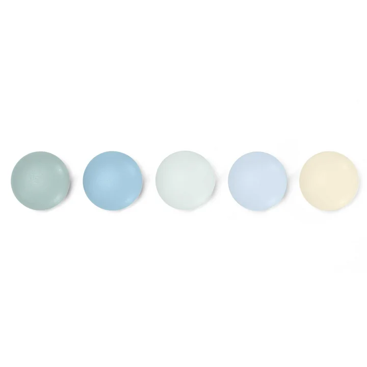 Vitra - Magnetpunkte, 5 Stück, pastell