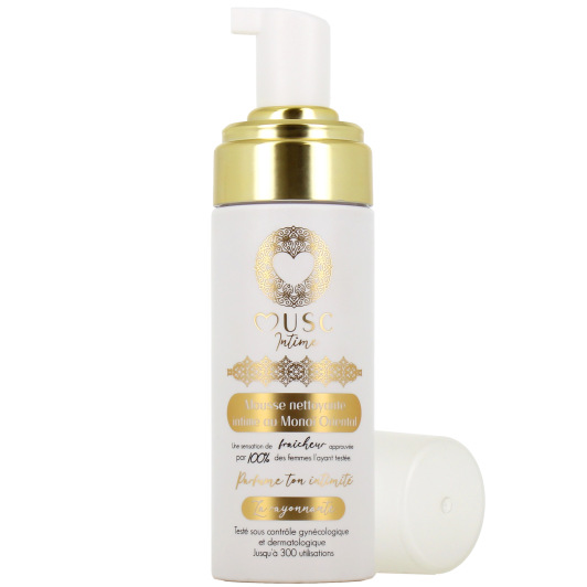 Musc Intime mousse nettoyante douce - Nettoie et parfume