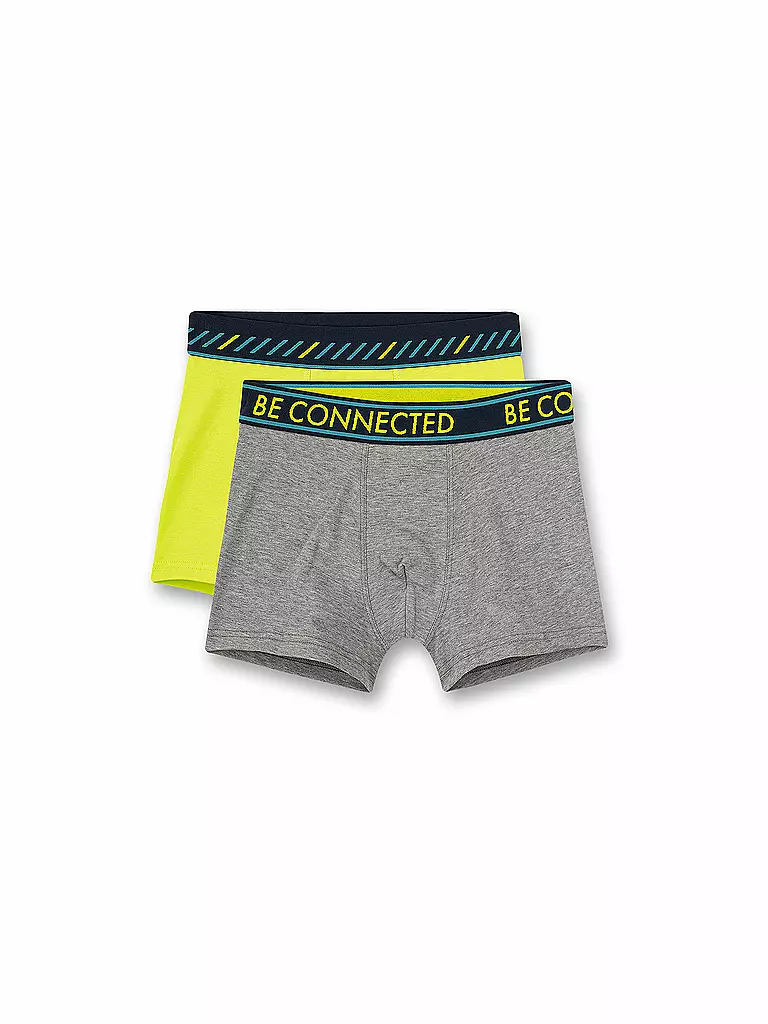 SANETTA Jungen Pants 2er Pkg elite grey grün
