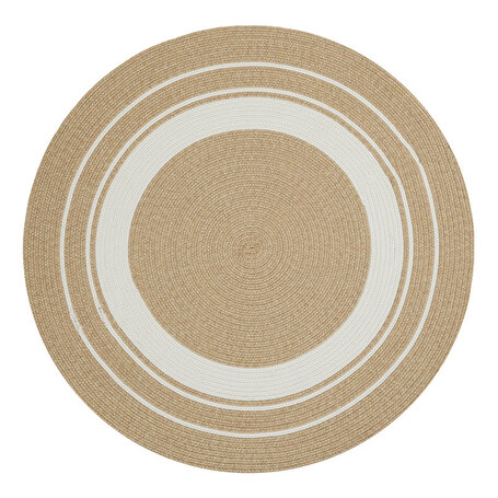 Jute Vloerkleed Braids - Rond - Beige