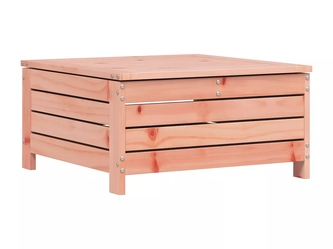 Repose-pied de jardin 62x63,5x32 cm bois massif de douglas