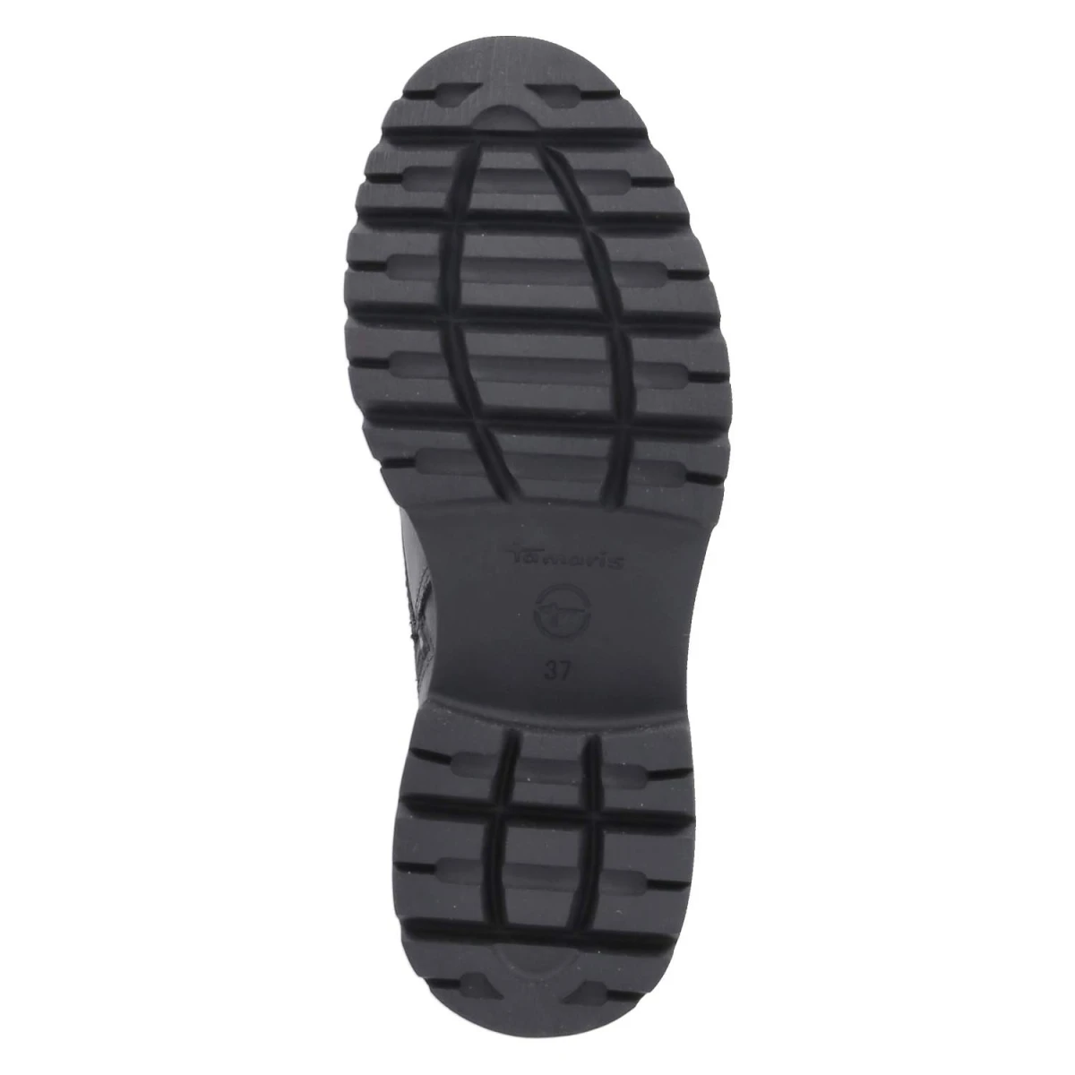 TamarisSchnürboots - BLACK LEATHER