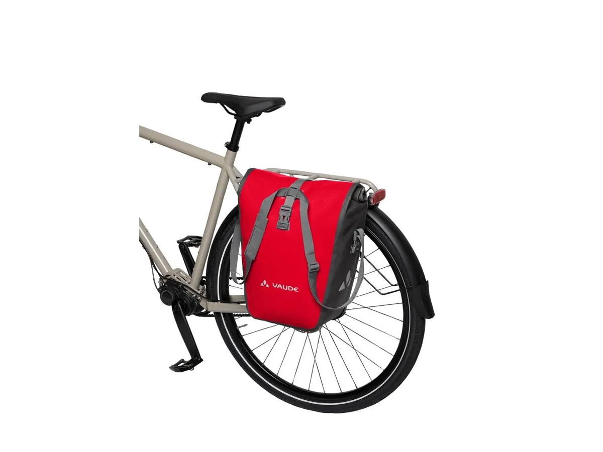 Vaude Aqua Back dubbele fietstassen - Red