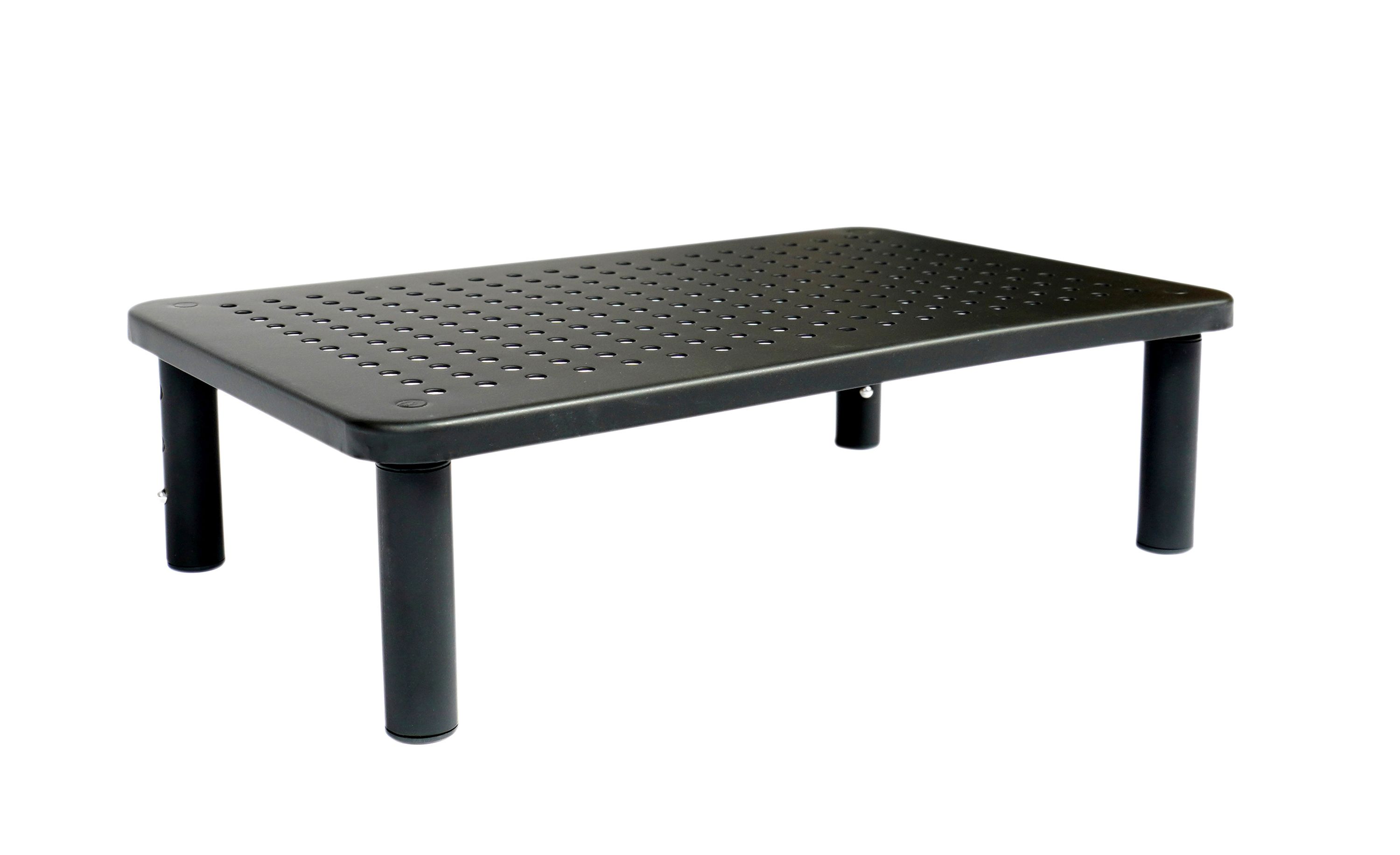 Stehtisch Monitorständer 37 x 23.5 cm schwarz
