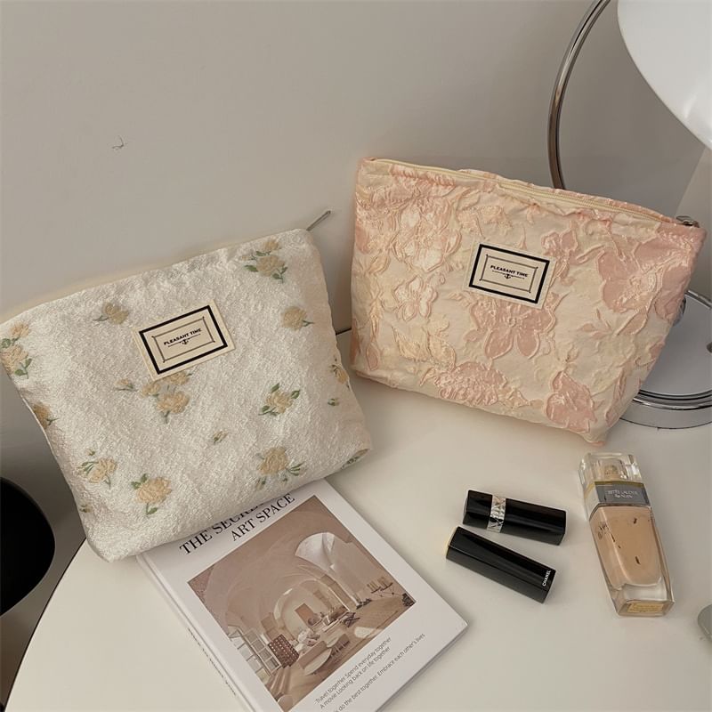 Bitabis - Make-uptasje met patroon en appliqué