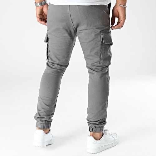 Pantalon Cargo Gris