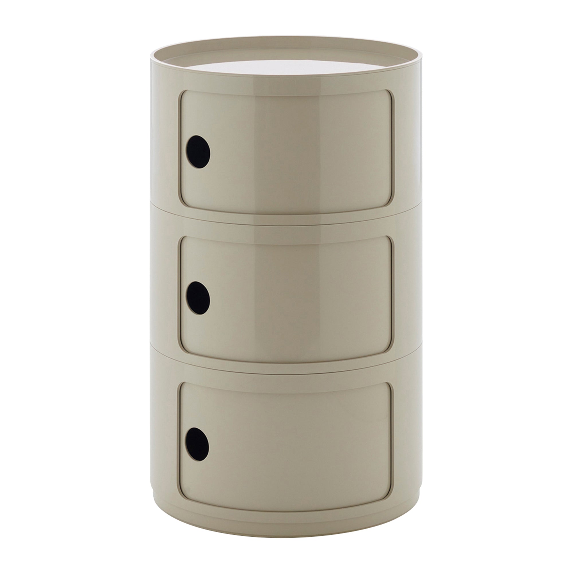 Kartell Componibili Kast Ã 42 cm - 3 Modules - Duifgrijs