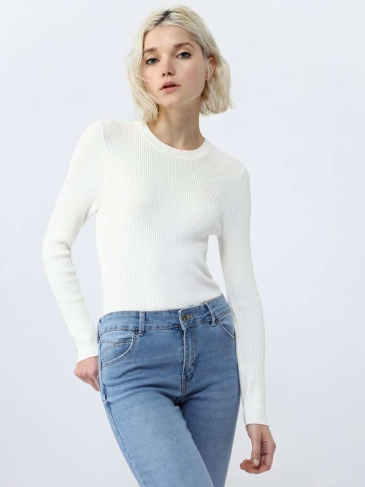 Calça jeans push-up - Índigo