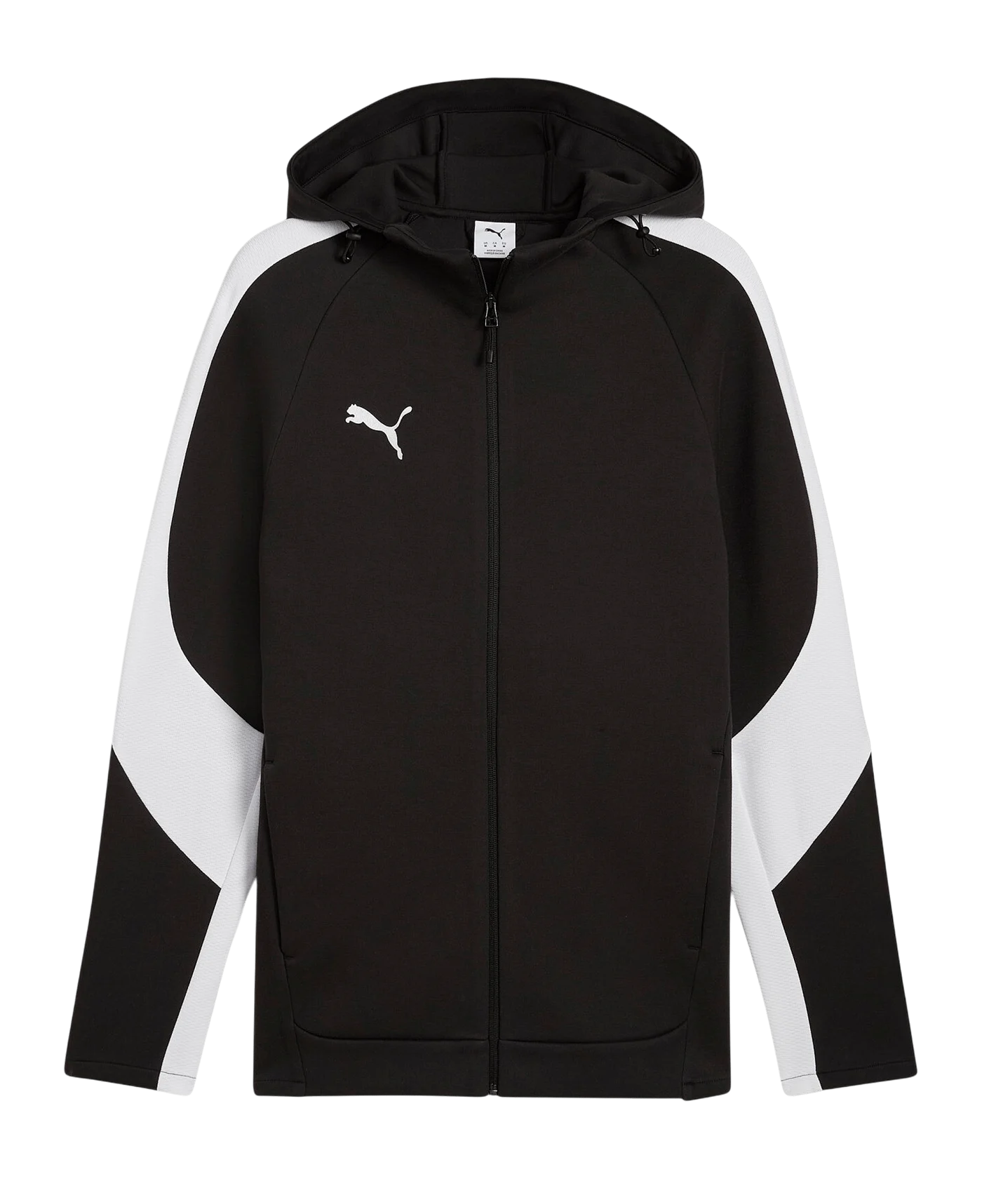 PUMA teamEVOSTRIPE Kapuzenjacke Schwarz F03