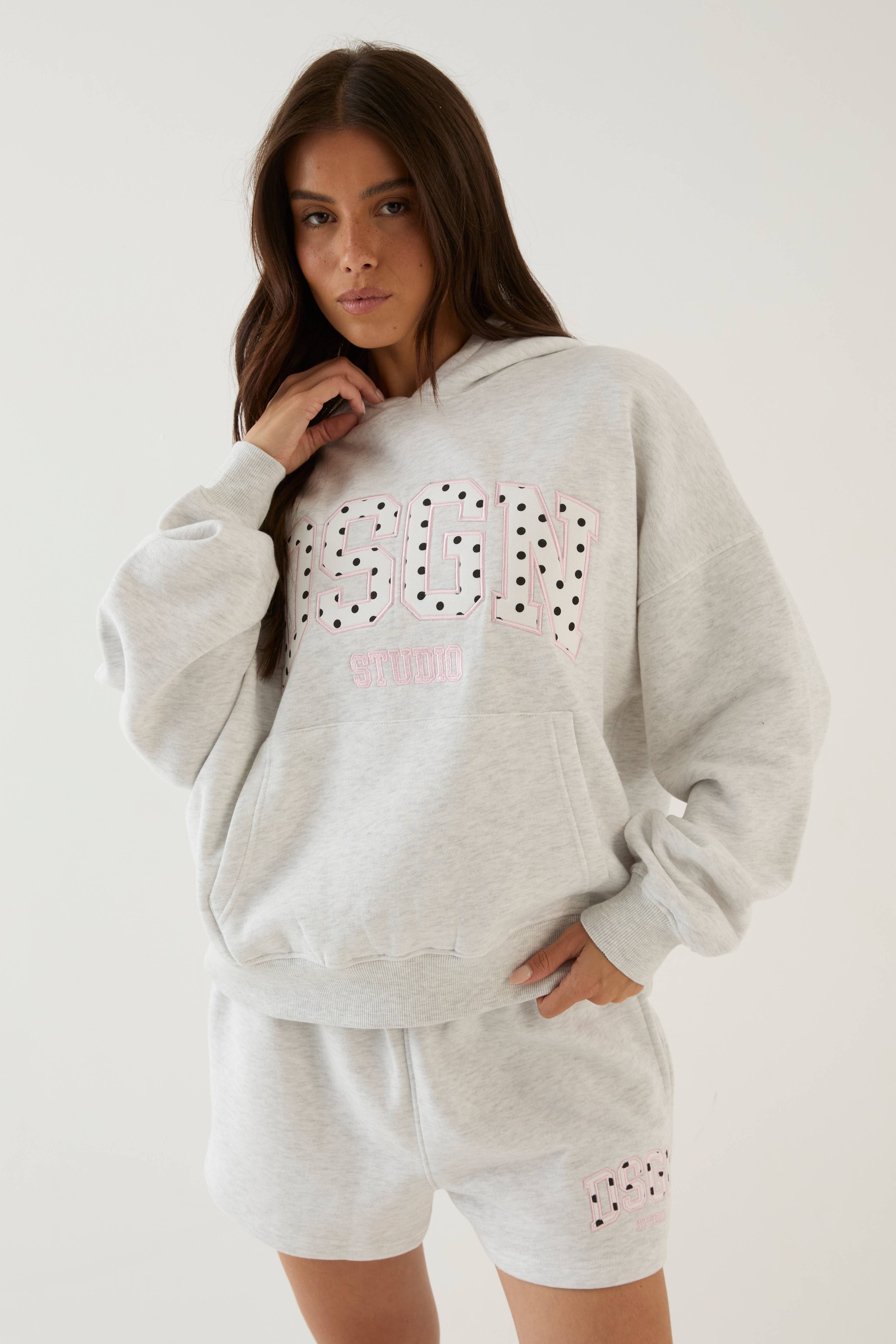 Sweat À Casynthétiqueche Oversize Dsgn Studio Avec Appliqué À Pois