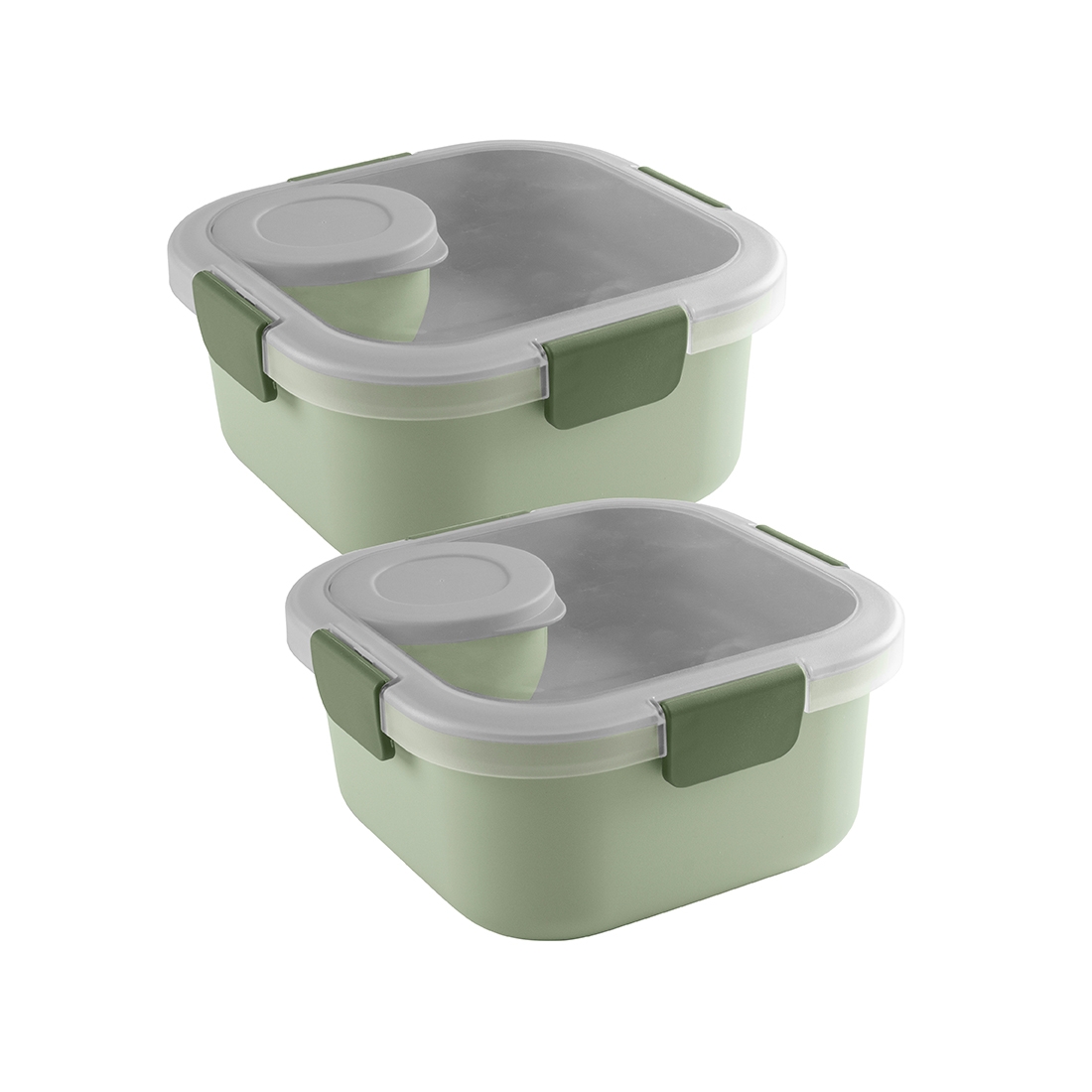 Sunware sigma home food set van 2 lunchbox - groen