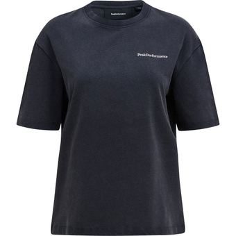 Peak Performance Graphic T-Shirt Black Damen