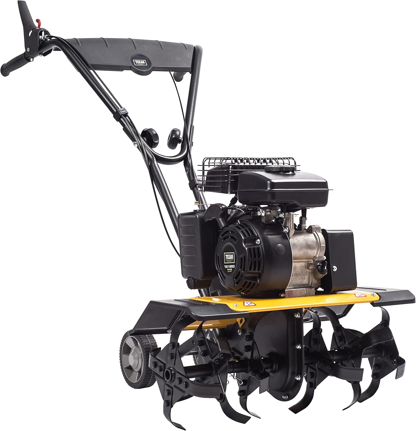 Texas Gartenfräse Motorhacke Bodenhacke Bodenfräse Rasenfräse Pflug Benzin mit Antrieb Lilli 365TG Dual-Shaft | 40-60 cm | 78,5 cm³ | 1400W | 1,9 PS | 26 cm Arbeitstiefe | 1 x Vorw. u. 1 x Rückw.