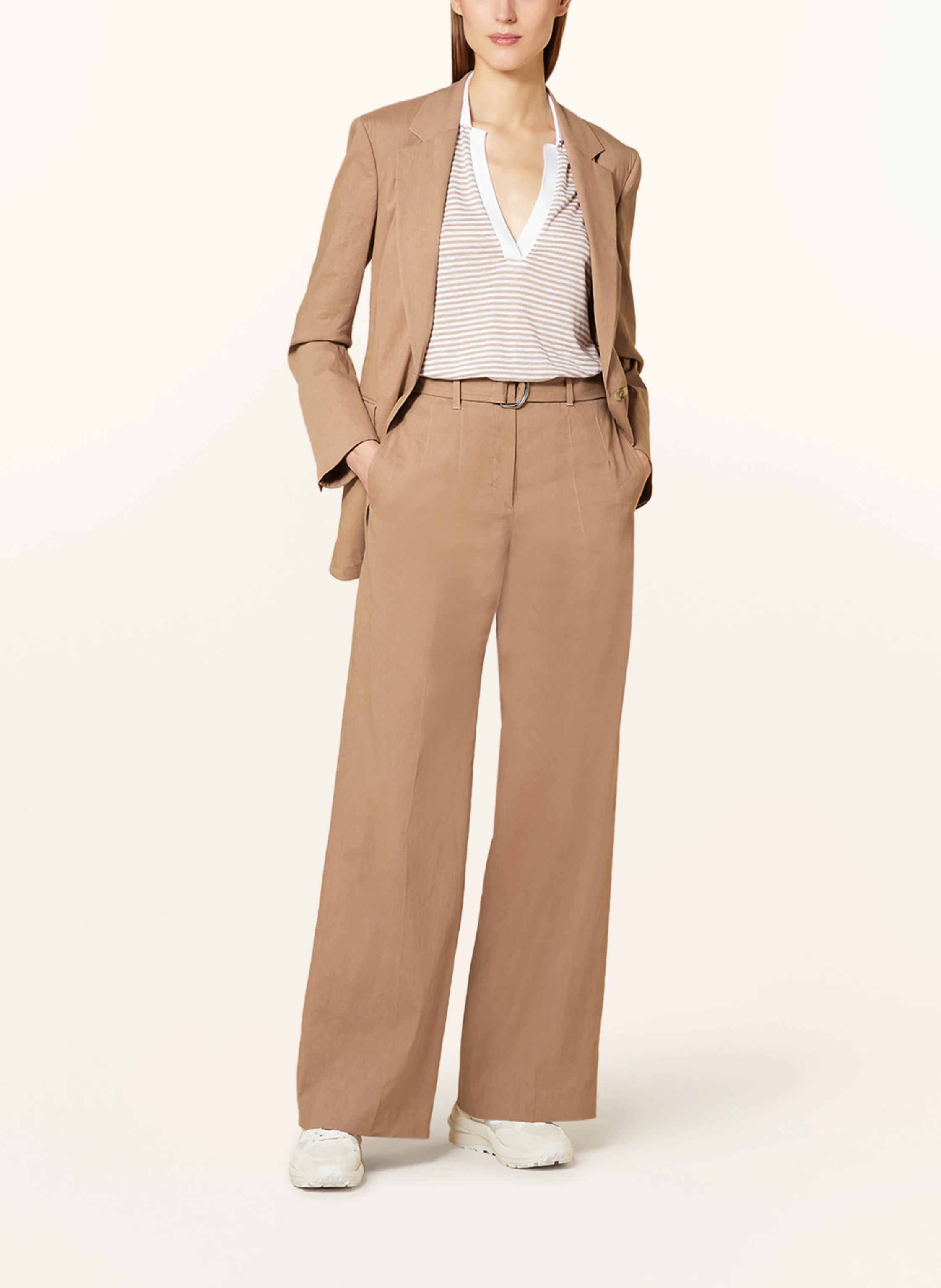 BOSS Marlenehose TASENA mit Leinen