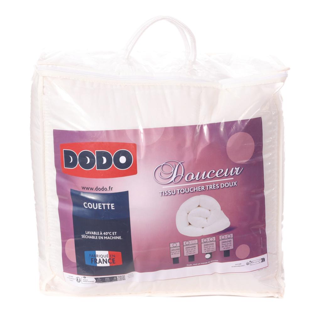 Dodo Couette Temperée Tissus Très Doux Douceur Blanc Dodo 220X240