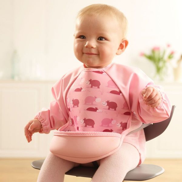 Bibetta Mouwslab Nijlpaard Roze