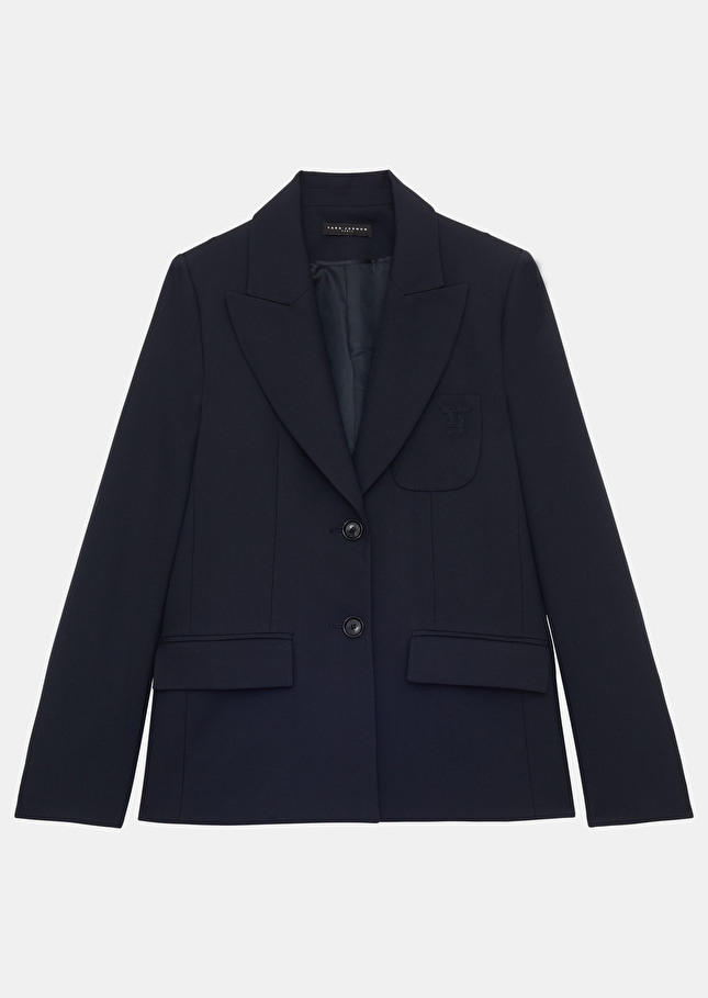Veste Vannybleu nuit en laine froide