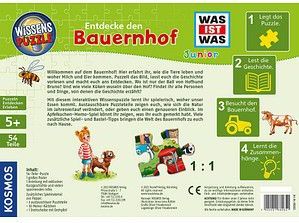 Kosmos 682651 puzzel Legpuzzel 54 stuk(s) Boerderij