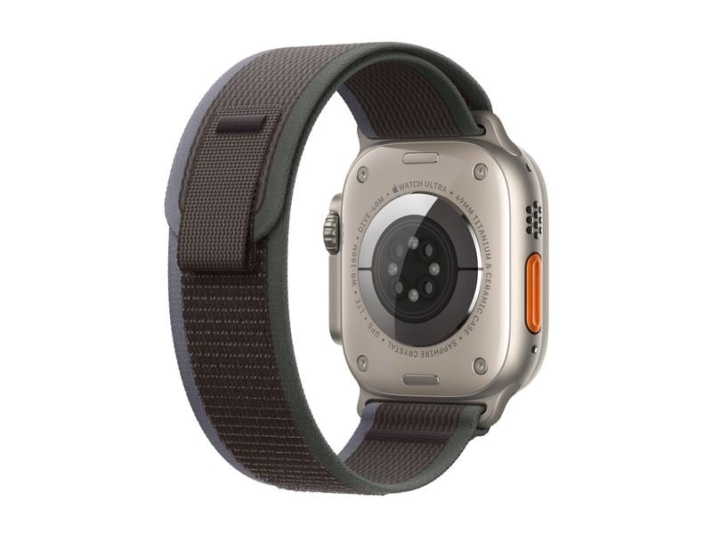 Apple Watch Ultra 2 Natural Titanium Trail Loop Blau/Schwar Die robusteste und leistungsfähigste Apple Watch.