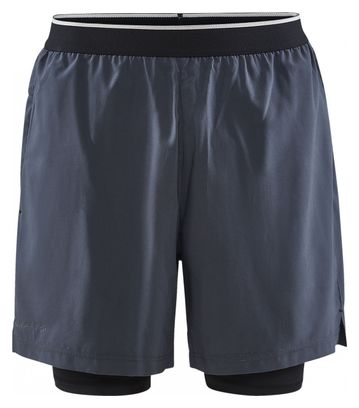 Short 2-en-1 Craft ADV Charge Gris