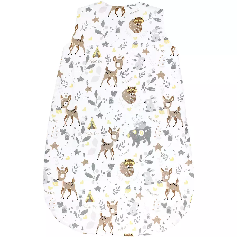 TupTam Baby Sommer Schlafsack Ärmellos Unwattiert braungrau