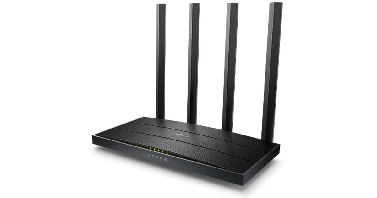 TP-LinkArcher C6 V4.0 router  (Zwart)